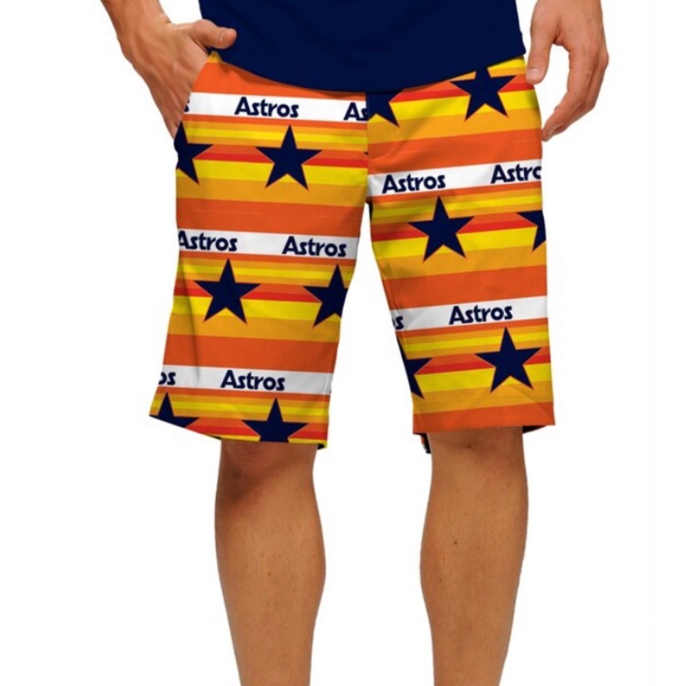 Cooperstown Loudmouth Astros Shorts